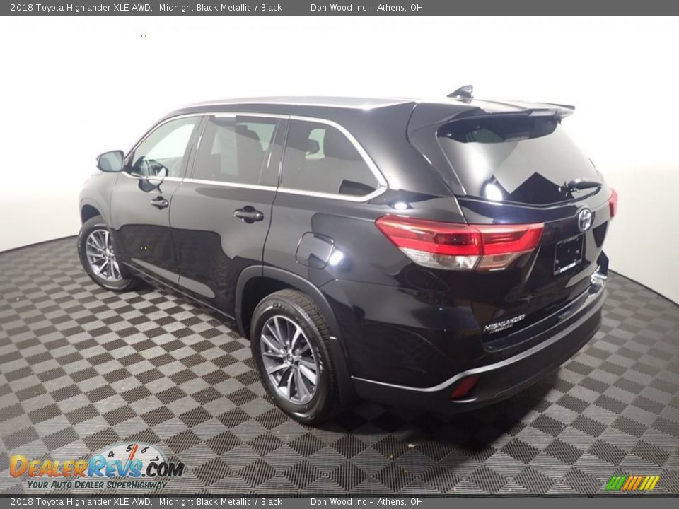 2018 Toyota Highlander XLE AWD Midnight Black Metallic / Black Photo #15