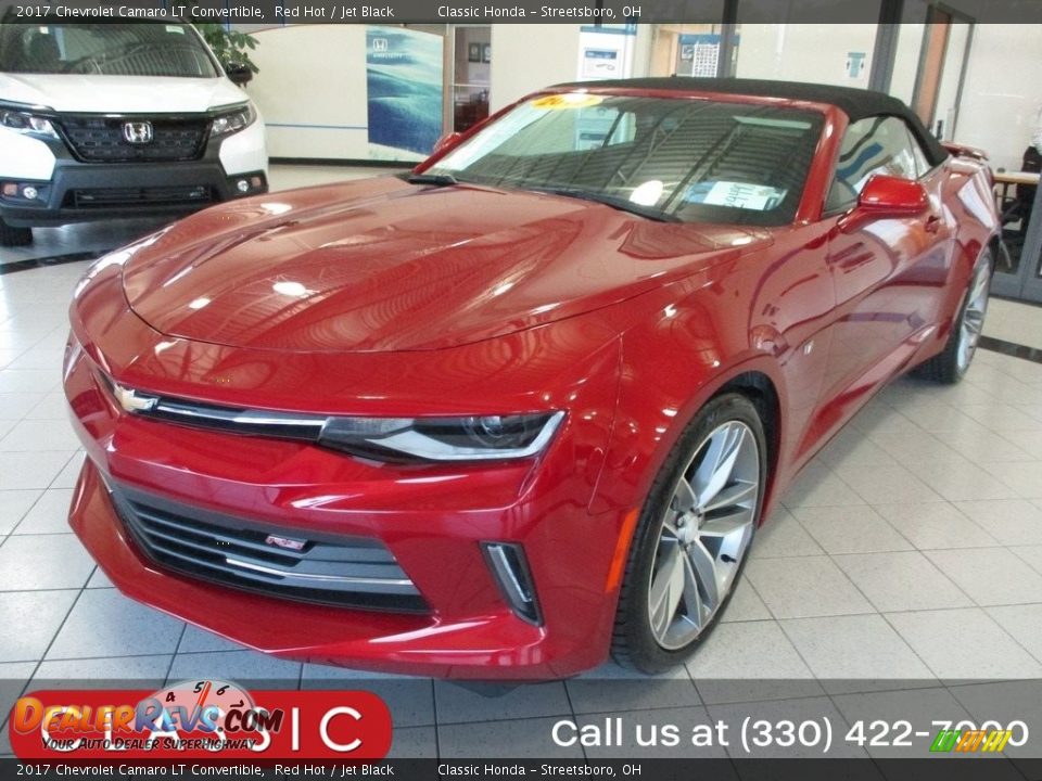 2017 Chevrolet Camaro LT Convertible Red Hot / Jet Black Photo #1