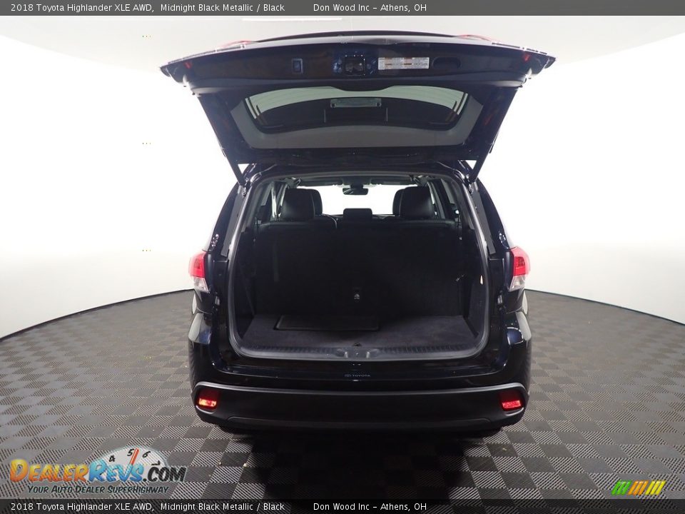 2018 Toyota Highlander XLE AWD Midnight Black Metallic / Black Photo #17