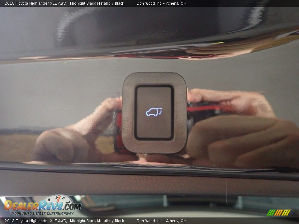 2018 Toyota Highlander XLE AWD Midnight Black Metallic / Black Photo #18