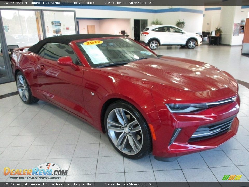 2017 Chevrolet Camaro LT Convertible Red Hot / Jet Black Photo #3
