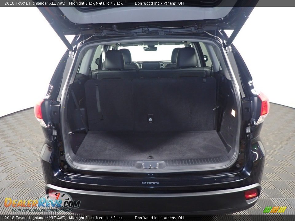 2018 Toyota Highlander XLE AWD Midnight Black Metallic / Black Photo #19