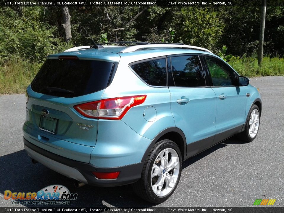 2013 Ford Escape Titanium 2.0L EcoBoost 4WD Frosted Glass Metallic / Charcoal Black Photo #8
