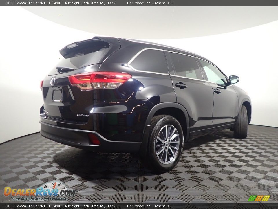 2018 Toyota Highlander XLE AWD Midnight Black Metallic / Black Photo #20