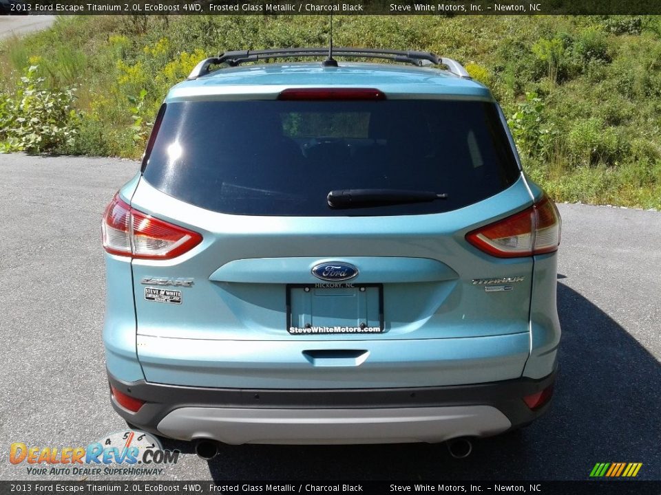 2013 Ford Escape Titanium 2.0L EcoBoost 4WD Frosted Glass Metallic / Charcoal Black Photo #9