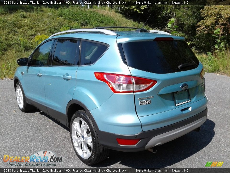 2013 Ford Escape Titanium 2.0L EcoBoost 4WD Frosted Glass Metallic / Charcoal Black Photo #10