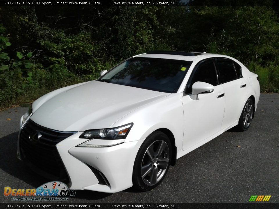 2017 Lexus GS 350 F Sport Eminent White Pearl / Black Photo #2