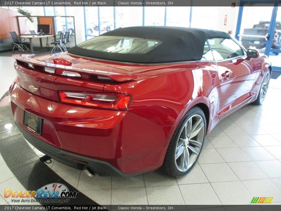 2017 Chevrolet Camaro LT Convertible Red Hot / Jet Black Photo #7