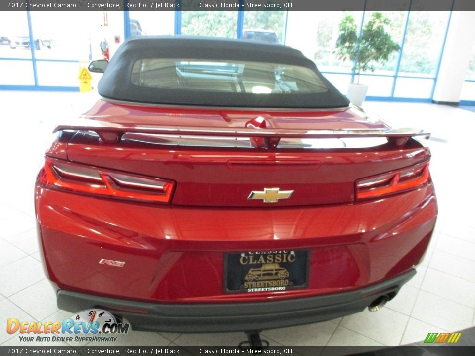 2017 Chevrolet Camaro LT Convertible Red Hot / Jet Black Photo #8