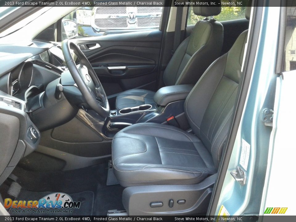2013 Ford Escape Titanium 2.0L EcoBoost 4WD Frosted Glass Metallic / Charcoal Black Photo #12