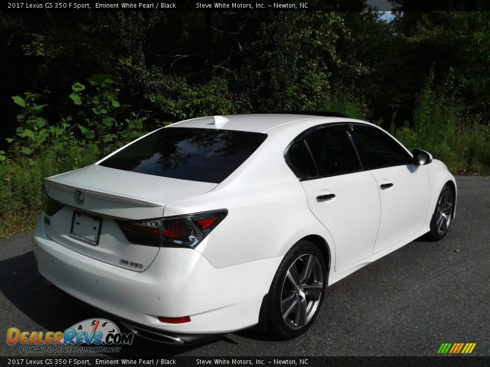 2017 Lexus GS 350 F Sport Eminent White Pearl / Black Photo #6