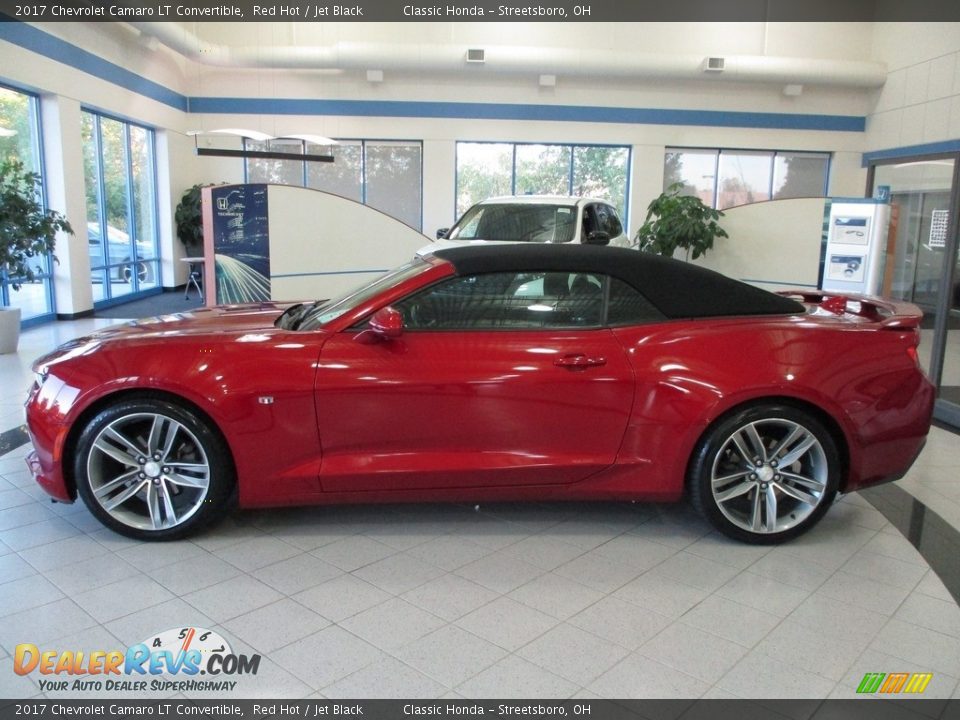 2017 Chevrolet Camaro LT Convertible Red Hot / Jet Black Photo #11