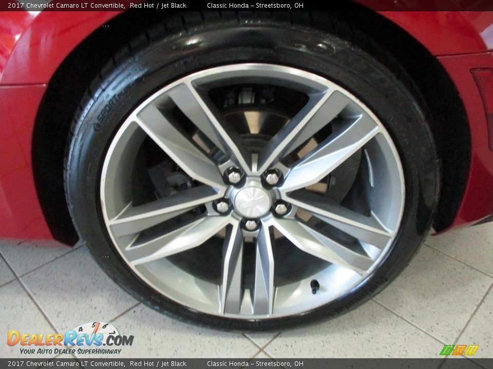 2017 Chevrolet Camaro LT Convertible Red Hot / Jet Black Photo #12