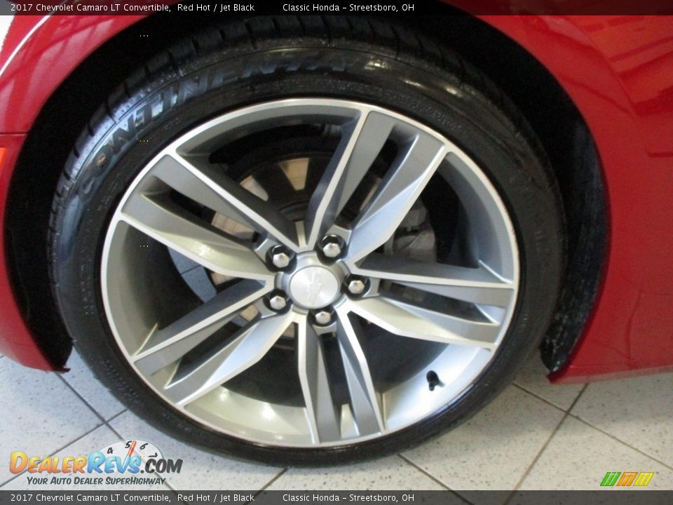 2017 Chevrolet Camaro LT Convertible Red Hot / Jet Black Photo #13