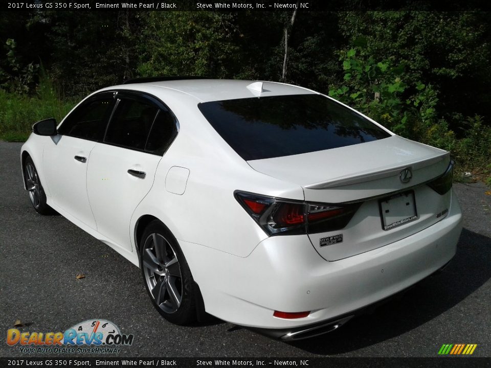 2017 Lexus GS 350 F Sport Eminent White Pearl / Black Photo #8