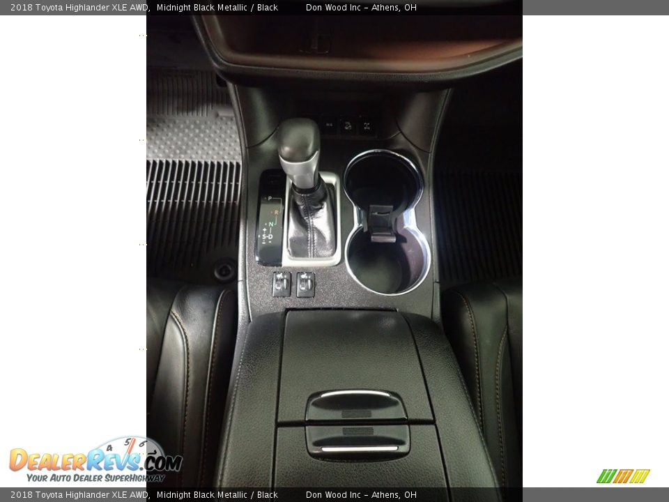 2018 Toyota Highlander XLE AWD Midnight Black Metallic / Black Photo #36