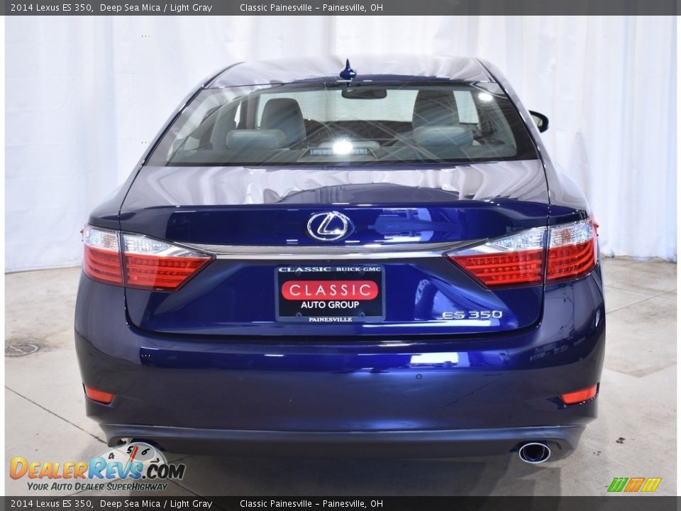 2014 Lexus ES 350 Deep Sea Mica / Light Gray Photo #3