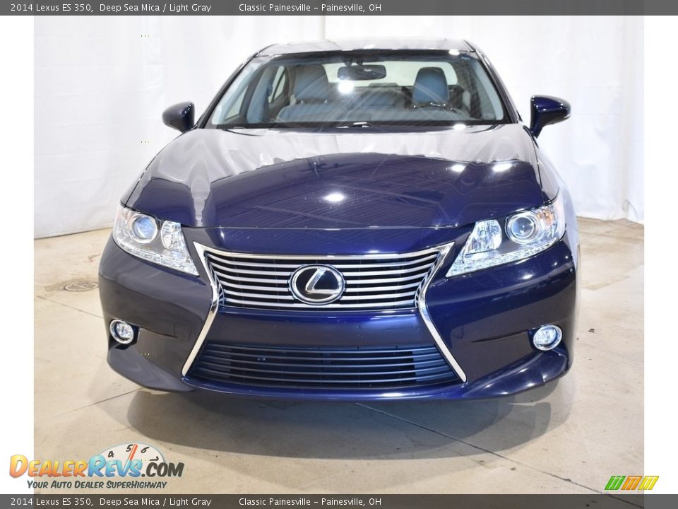 2014 Lexus ES 350 Deep Sea Mica / Light Gray Photo #4