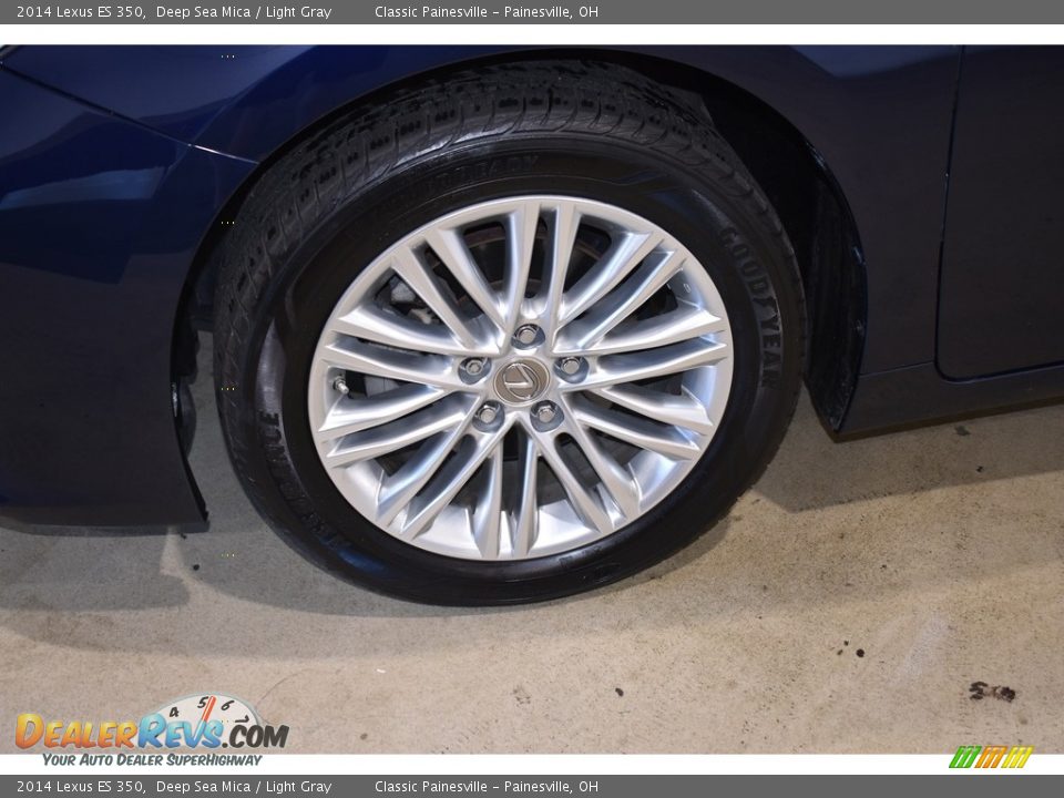 2014 Lexus ES 350 Deep Sea Mica / Light Gray Photo #5