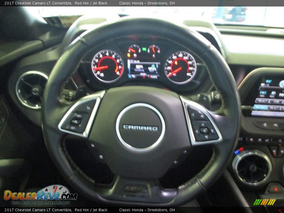 2017 Chevrolet Camaro LT Convertible Red Hot / Jet Black Photo #25