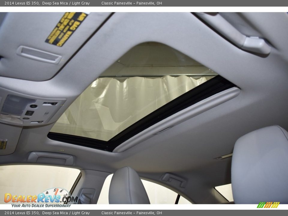 2014 Lexus ES 350 Deep Sea Mica / Light Gray Photo #6