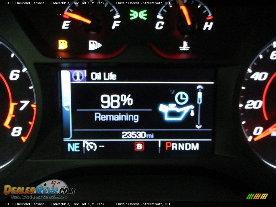 2017 Chevrolet Camaro LT Convertible Red Hot / Jet Black Photo #27