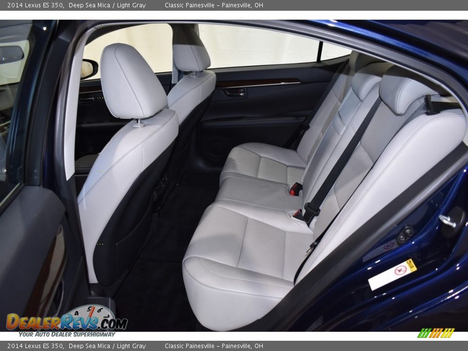 2014 Lexus ES 350 Deep Sea Mica / Light Gray Photo #9
