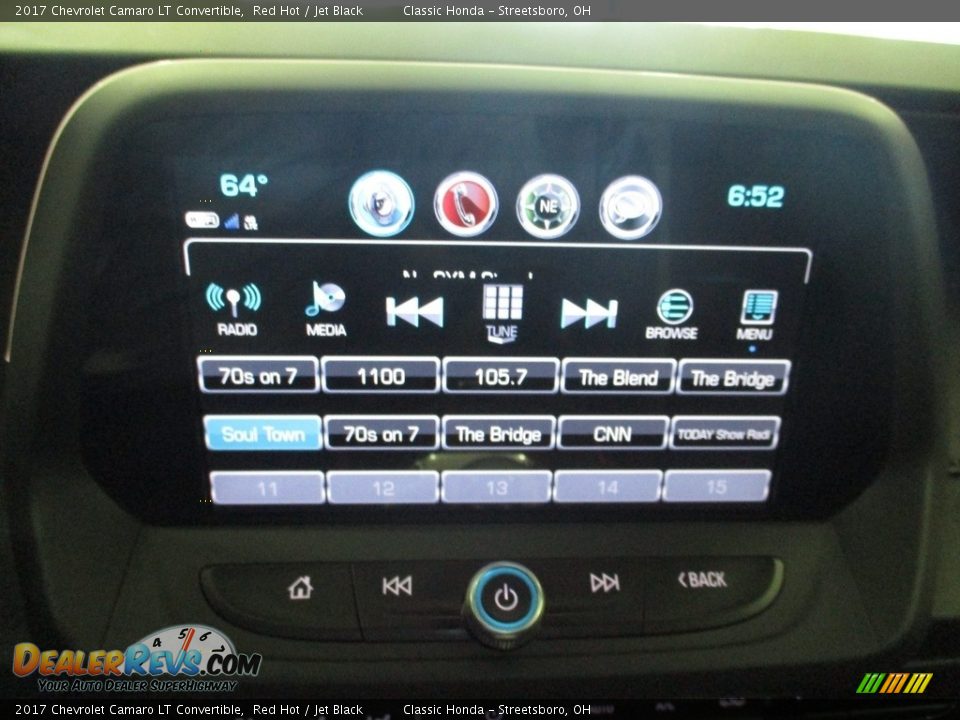 2017 Chevrolet Camaro LT Convertible Red Hot / Jet Black Photo #31