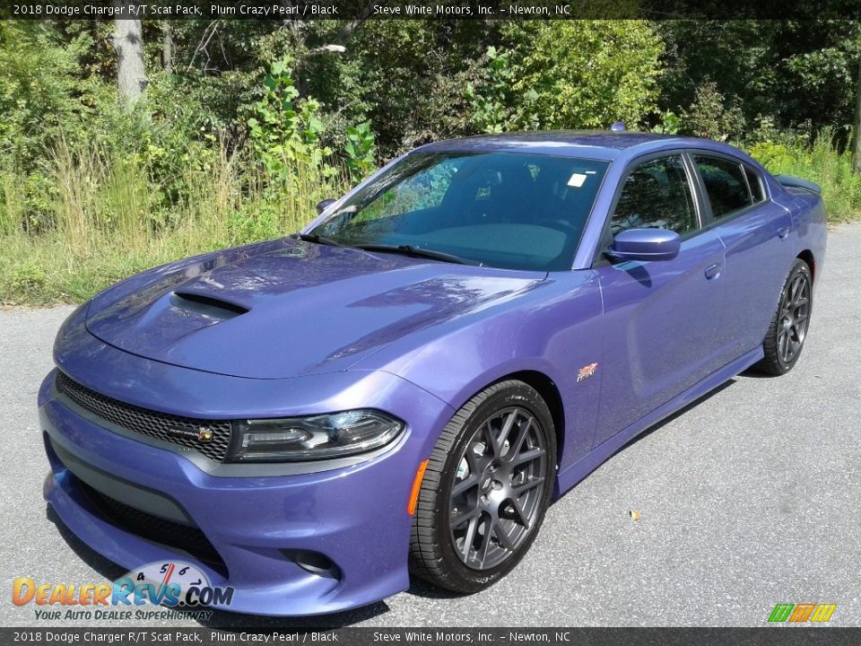 2018 Dodge Charger R/T Scat Pack Plum Crazy Pearl / Black Photo #3