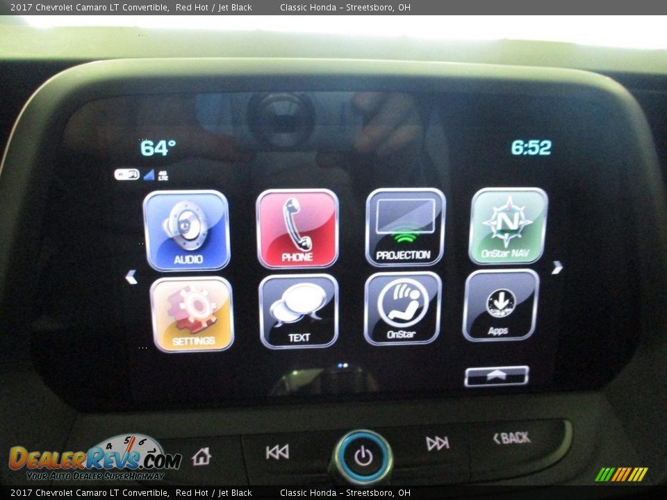2017 Chevrolet Camaro LT Convertible Red Hot / Jet Black Photo #34
