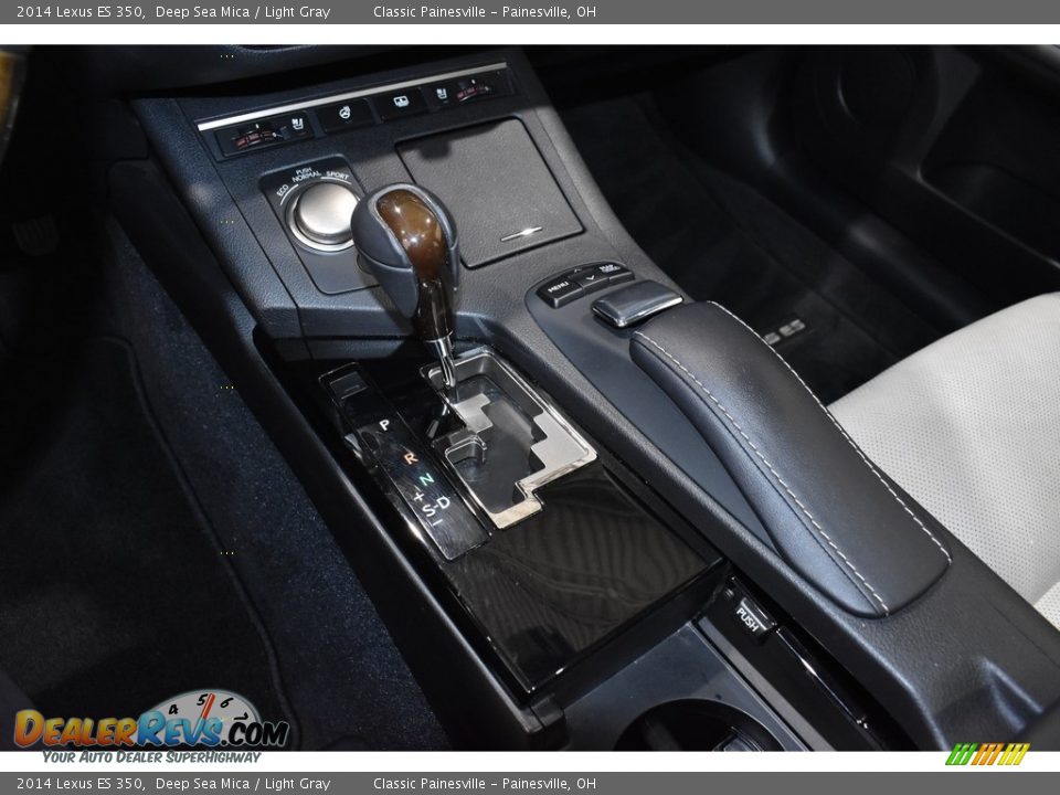 2014 Lexus ES 350 Deep Sea Mica / Light Gray Photo #15