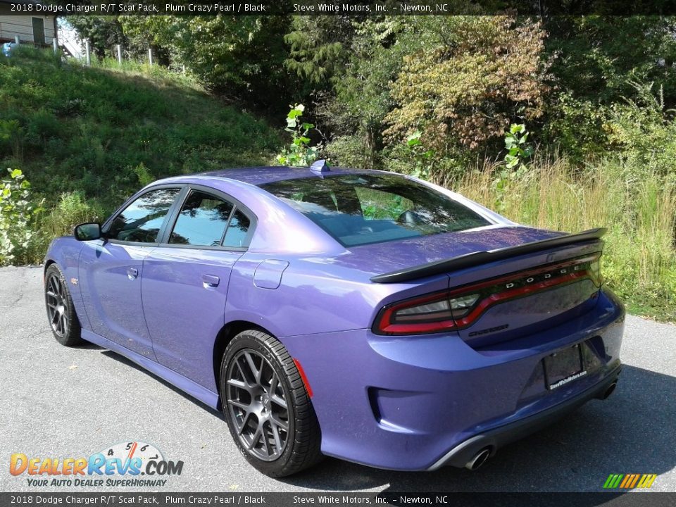 2018 Dodge Charger R/T Scat Pack Plum Crazy Pearl / Black Photo #9