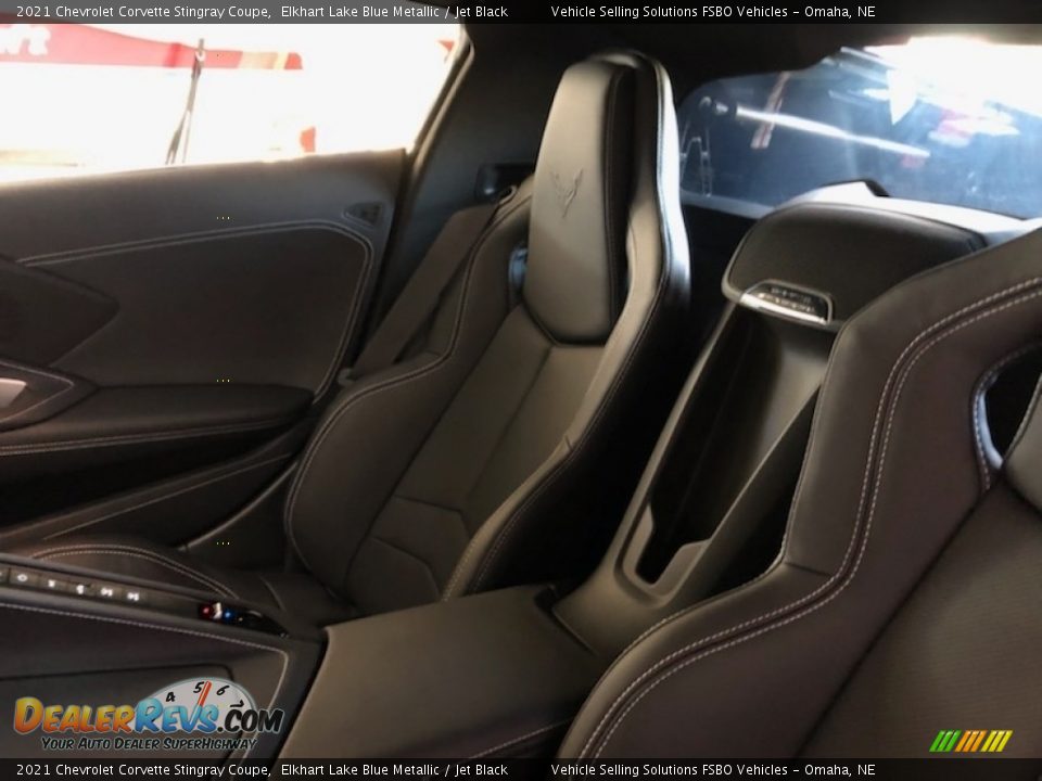 2021 Chevrolet Corvette Stingray Coupe Elkhart Lake Blue Metallic / Jet Black Photo #4