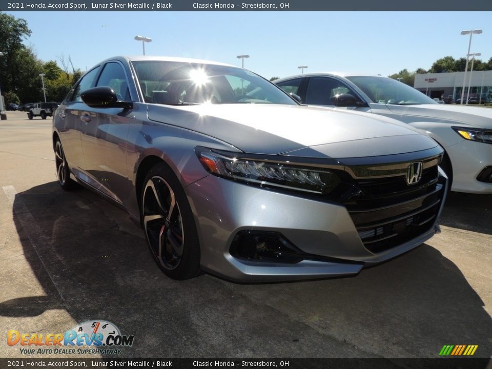 2021 Honda Accord Sport Lunar Silver Metallic / Black Photo #3