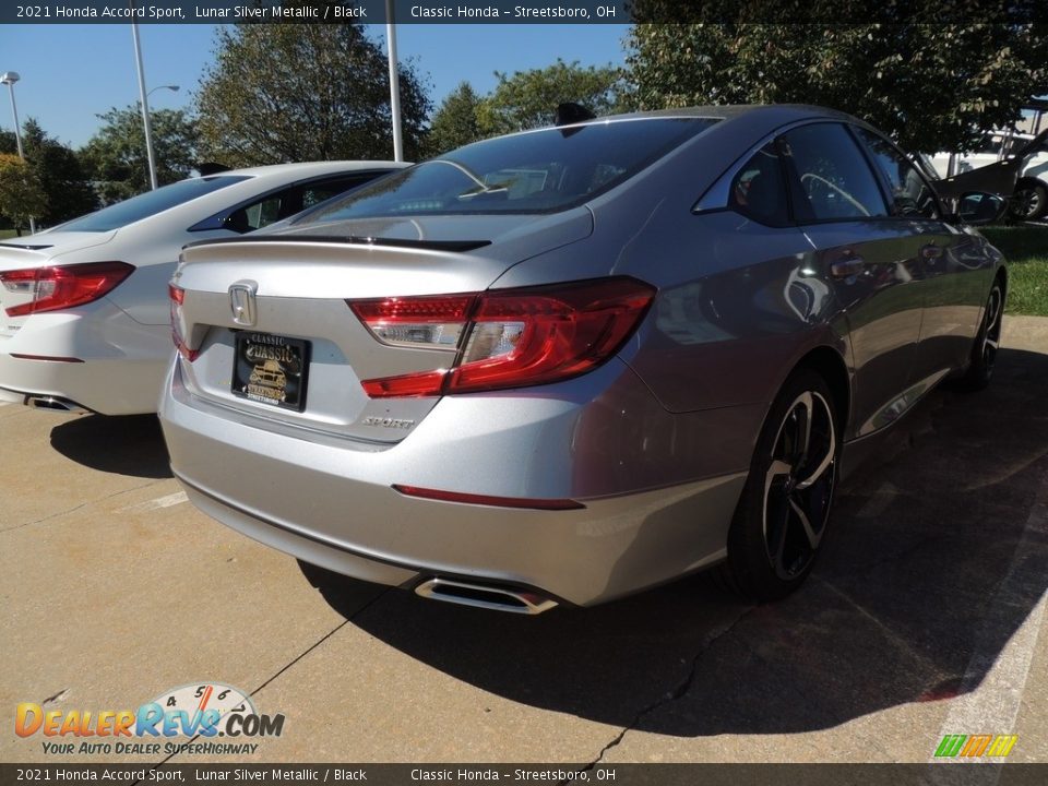 2021 Honda Accord Sport Lunar Silver Metallic / Black Photo #4