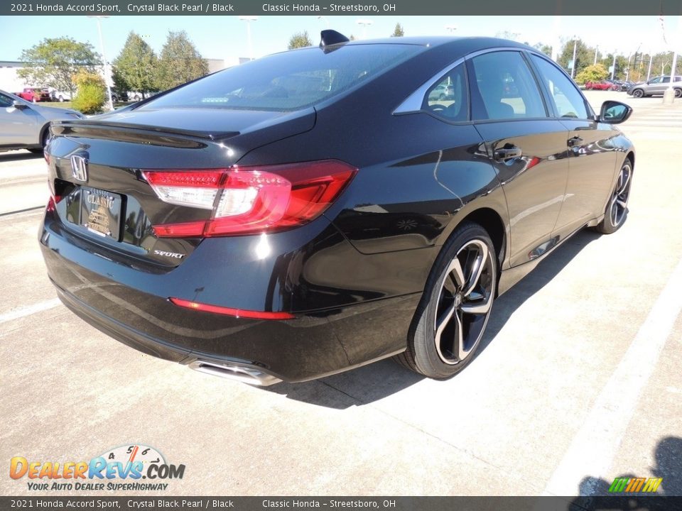 2021 Honda Accord Sport Crystal Black Pearl / Black Photo #4