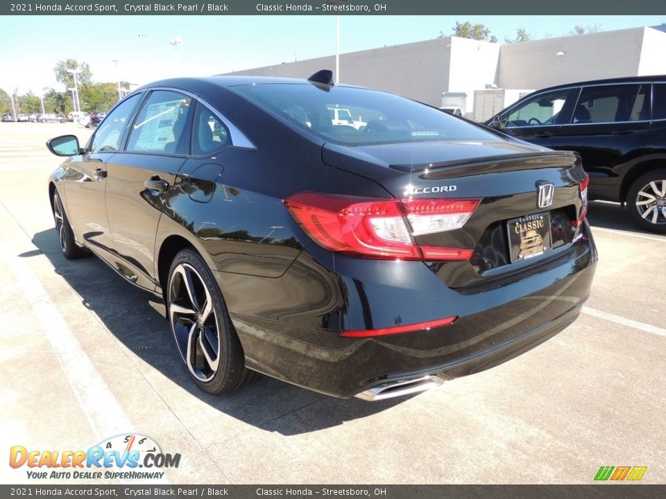 2021 Honda Accord Sport Crystal Black Pearl / Black Photo #5