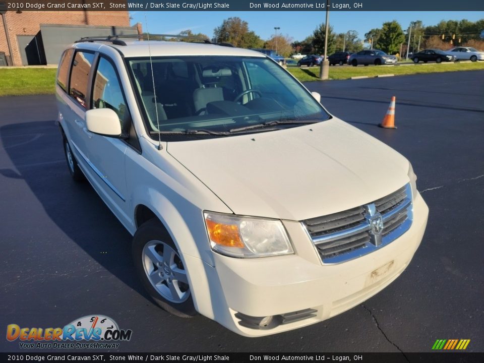 2010 Dodge Grand Caravan SXT Stone White / Dark Slate Gray/Light Shale Photo #2