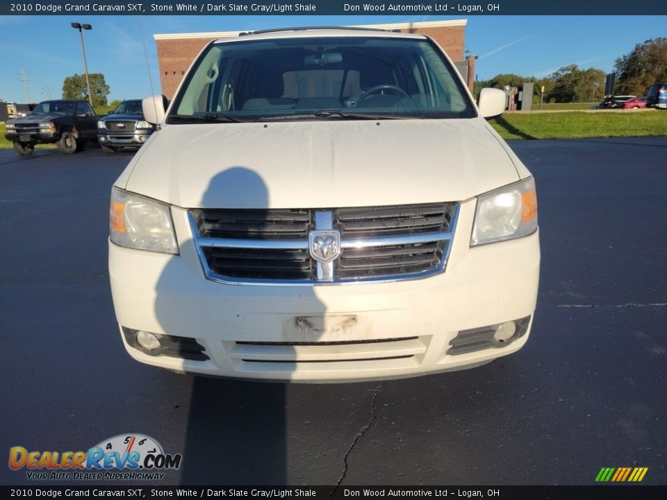 2010 Dodge Grand Caravan SXT Stone White / Dark Slate Gray/Light Shale Photo #3
