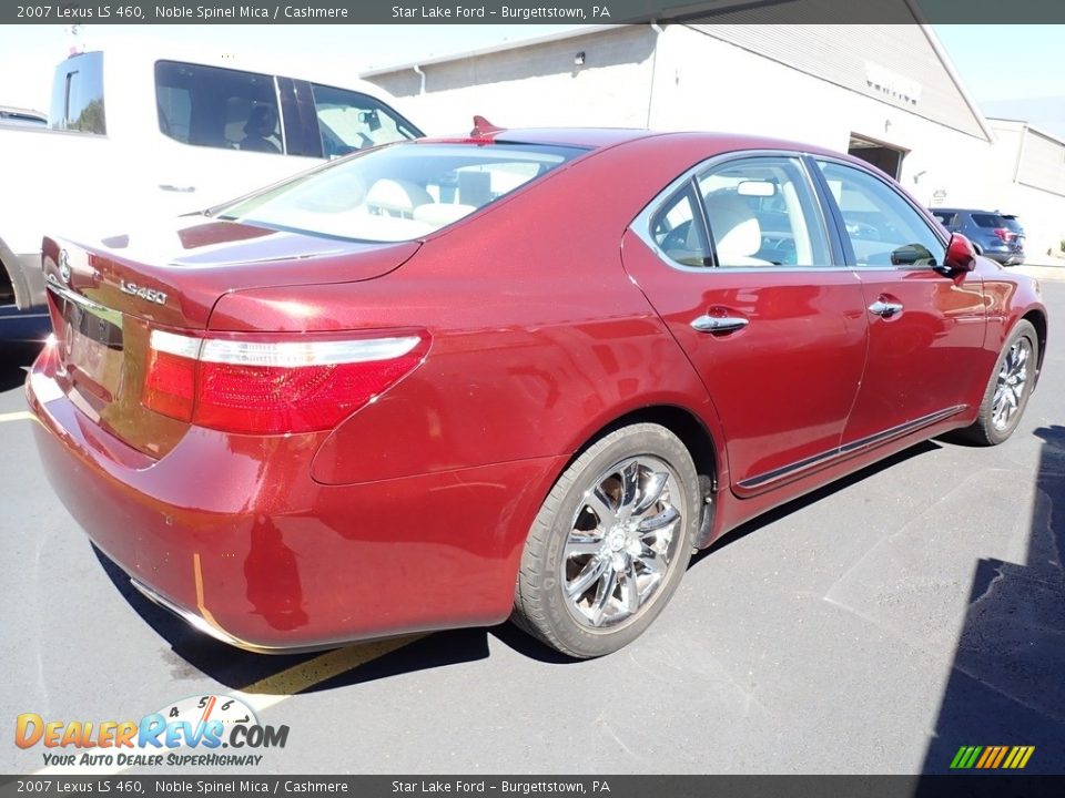 2007 Lexus LS 460 Noble Spinel Mica / Cashmere Photo #3