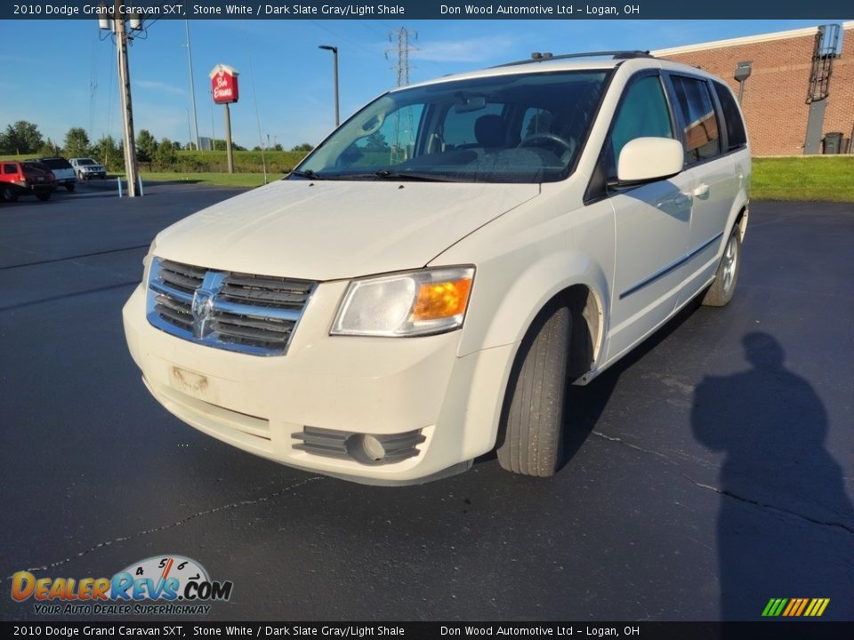 2010 Dodge Grand Caravan SXT Stone White / Dark Slate Gray/Light Shale Photo #4