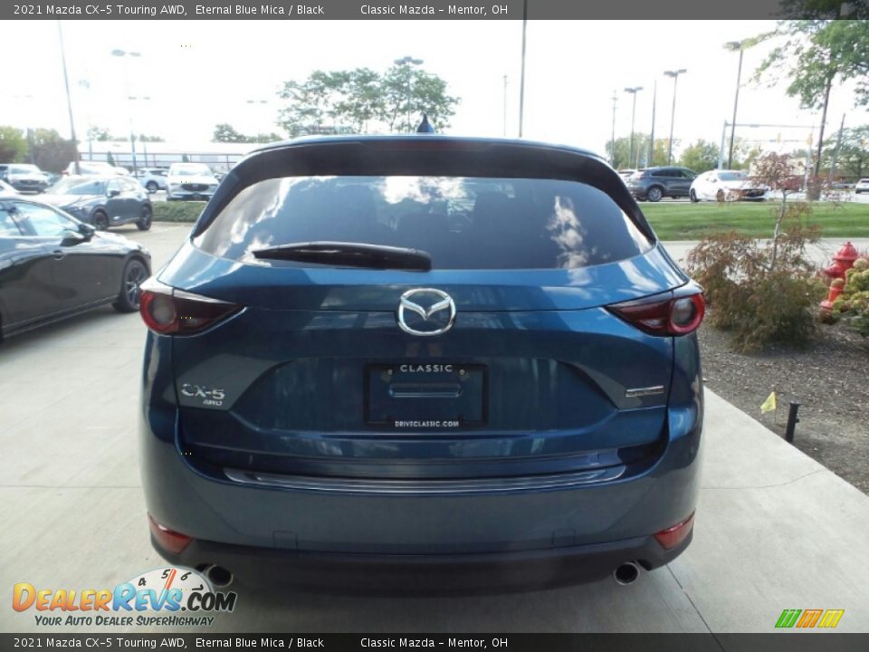 2021 Mazda CX-5 Touring AWD Eternal Blue Mica / Black Photo #5