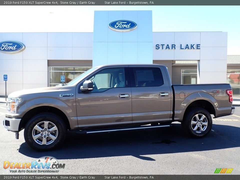 2019 Ford F150 XLT SuperCrew 4x4 Stone Gray / Earth Gray Photo #1