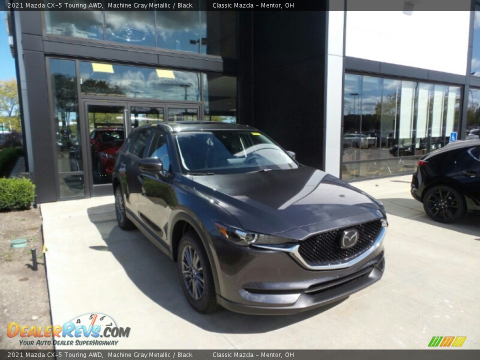 2021 Mazda CX-5 Touring AWD Machine Gray Metallic / Black Photo #1