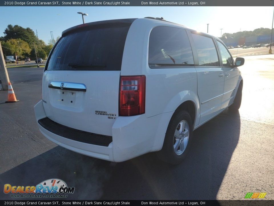 2010 Dodge Grand Caravan SXT Stone White / Dark Slate Gray/Light Shale Photo #8