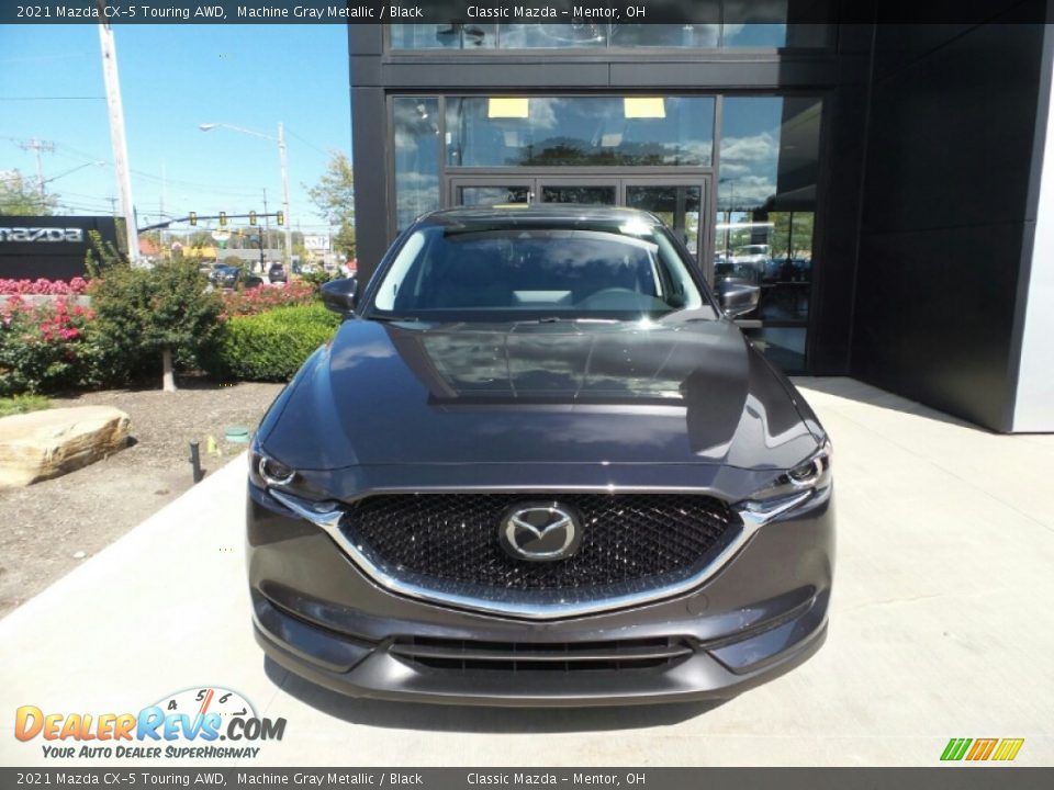 2021 Mazda CX-5 Touring AWD Machine Gray Metallic / Black Photo #2