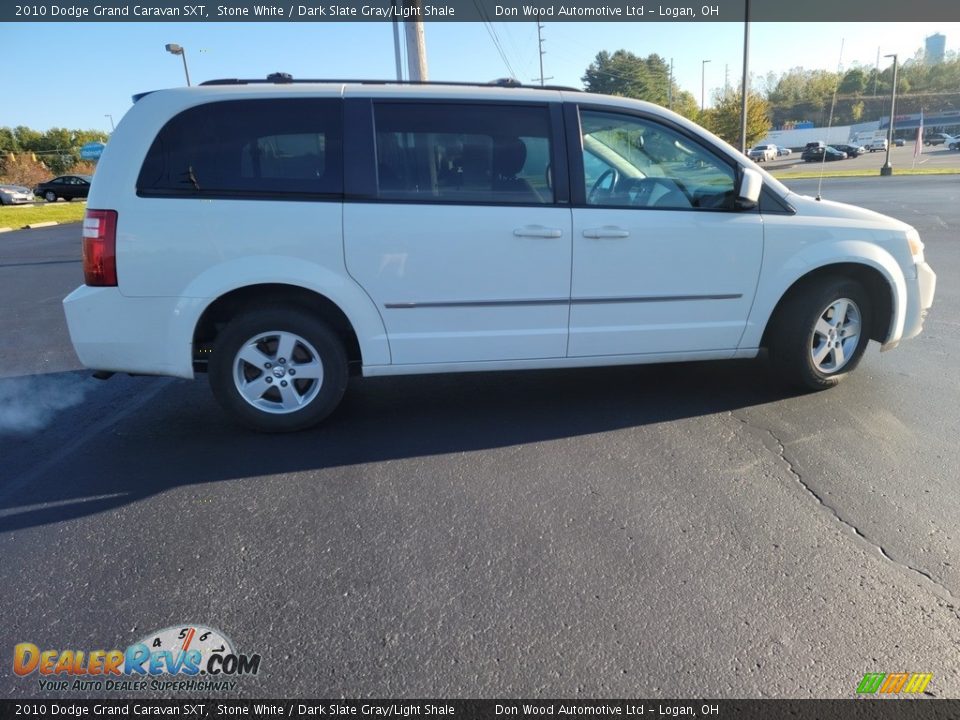 2010 Dodge Grand Caravan SXT Stone White / Dark Slate Gray/Light Shale Photo #9
