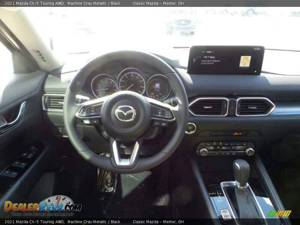 2021 Mazda CX-5 Touring AWD Machine Gray Metallic / Black Photo #4