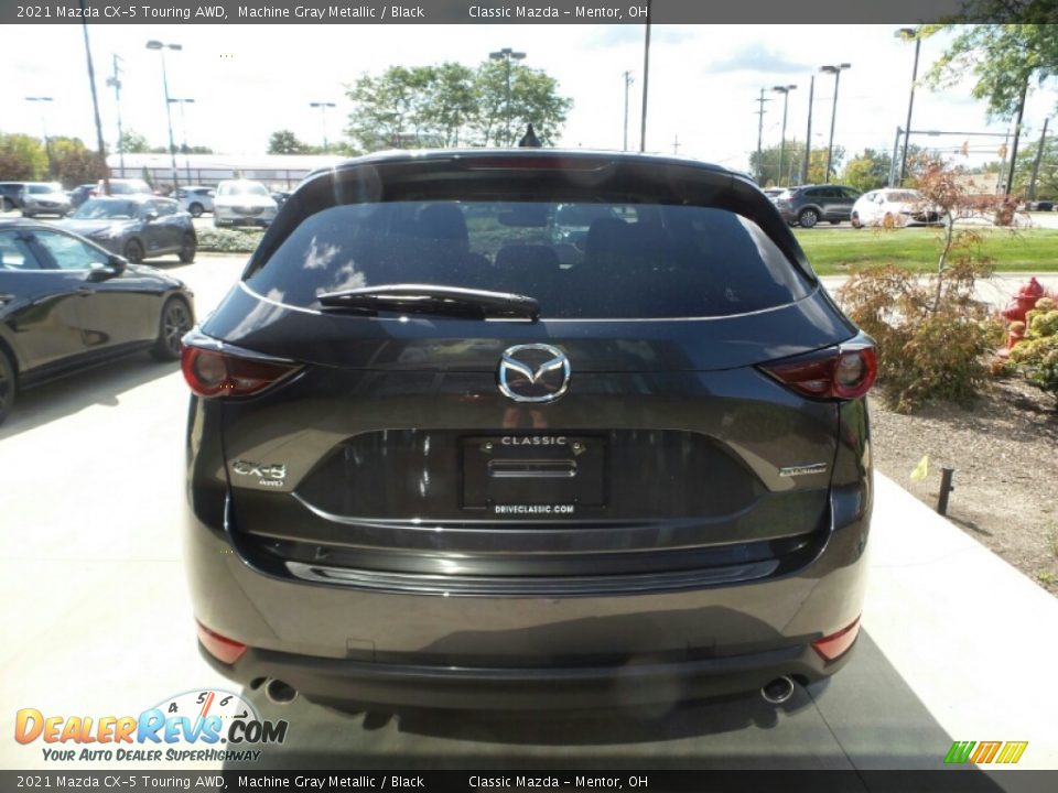 2021 Mazda CX-5 Touring AWD Machine Gray Metallic / Black Photo #5