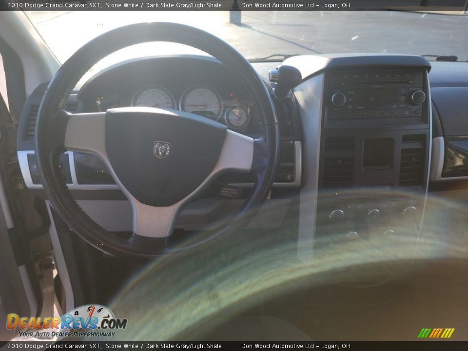 2010 Dodge Grand Caravan SXT Stone White / Dark Slate Gray/Light Shale Photo #14